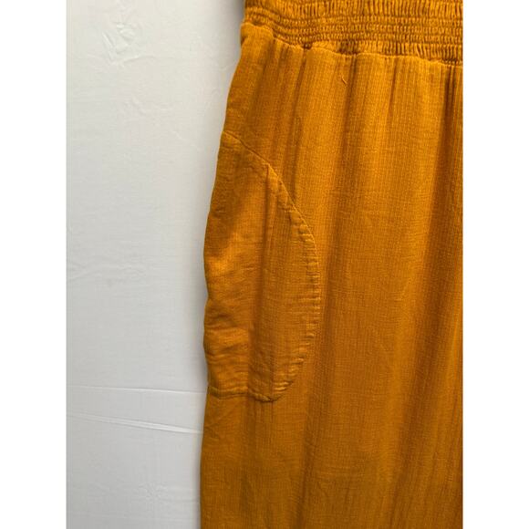 prAna Seakissed Smocked Midi Dress in Deep Solstice Size XL - Picture 3 of 10